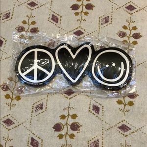 Peace Love World magnet